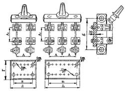 Рубильники РО-21 – РО-36 Переднего присоединения