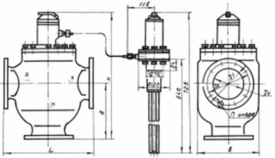 Размеры РТПД 125, РТПД-150